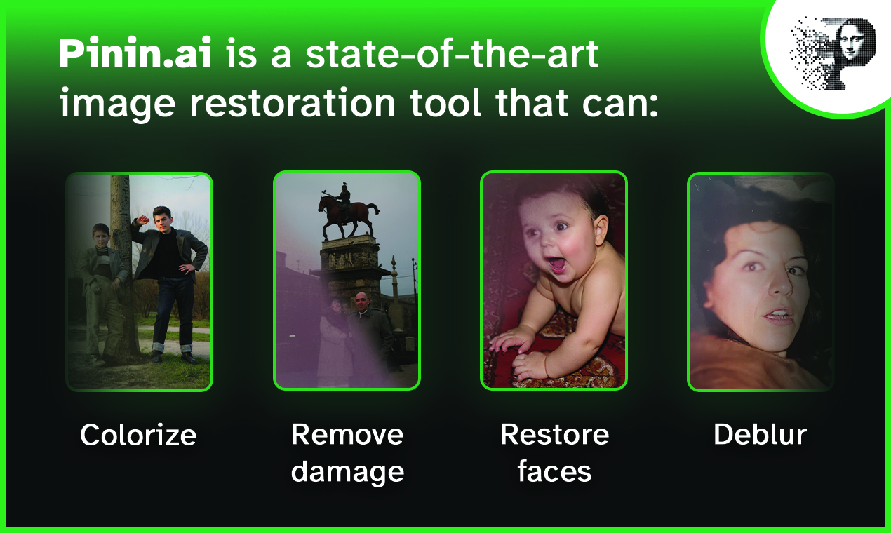 Show HN: Pinin – AI image restoration for old photos